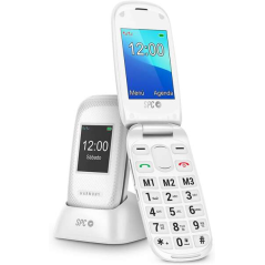 Téléphone portable SPC pour seniors avec gros boutons - Coque et boutons rétroéclairés - Bouton SOS et boutons de numérotation d