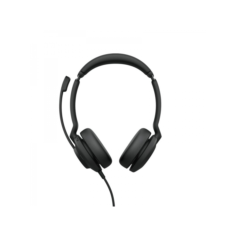 Casque Jabra Evolve 2 30 avec microphone USB-C - Suppression du bruit - Bandeau réglable - Commandes sur le casque - Couleur noi
