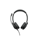 Casque USB Jabra Evolve2 30 MS avec microphone - Réduction du bruit - Bandeau réglable - Commandes supra-auriculaires - Câble de