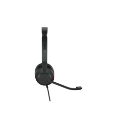 Casque USB Jabra Evolve2 30 MS avec microphone - Réduction du bruit - Bandeau réglable - Commandes supra-auriculaires - Câble de