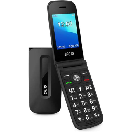 Téléphone à clapet SPC Titan - Design fonctionnel et élégant - Gros boutons et touches - Actions d'aide intelligentes - Accès di