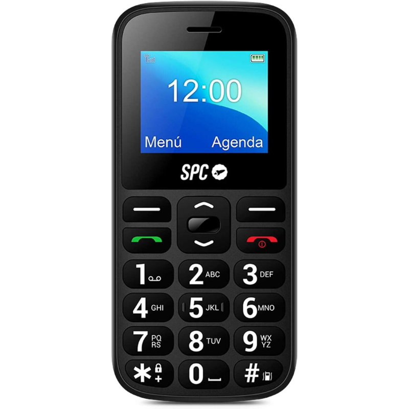 SPC Fortune 2 - Meilleure couverture 4G - Appel d'urgence - Aide à distance intelligente - Volume de sonnerie très fort - Menu s
