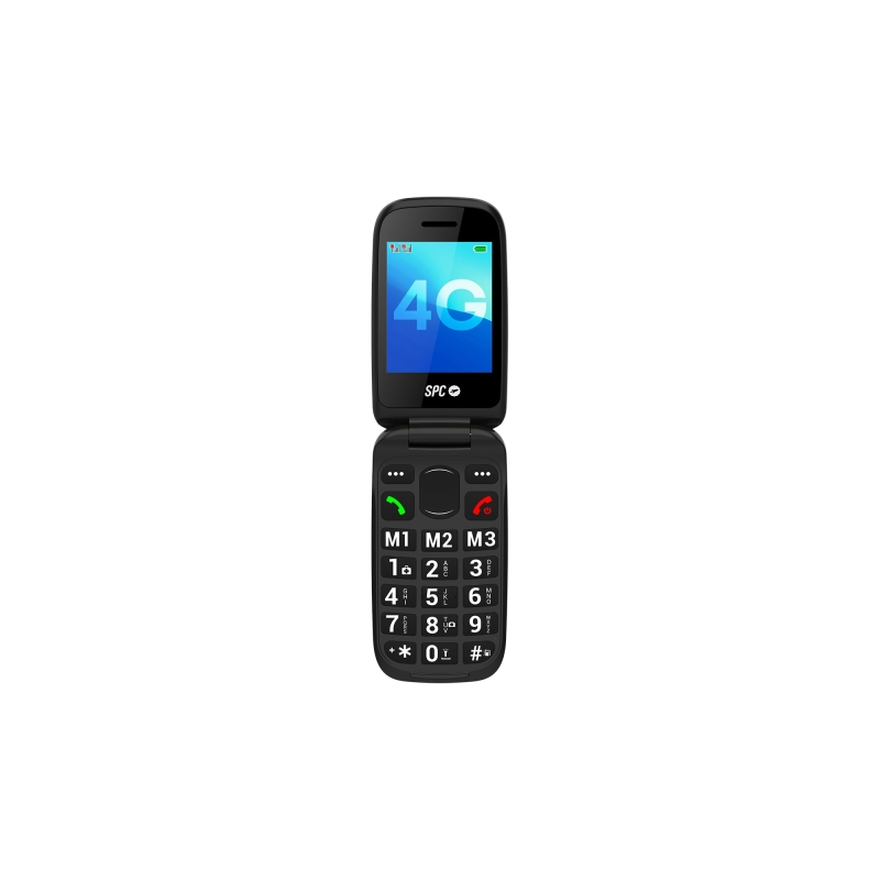 Téléphone portable senior SPC Harmony 2 4G - Grandes touches - Radio FM - Bouton SOS - 3 mémoires directes - Lampe torche - Stat