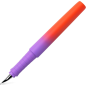 Stylo plume Faber-Castell Poly Ball Flow Edition Punchy Melon - Plume moyenne - Toucher doux - Dégradé lilas/rouge