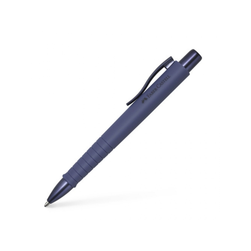 LOT de 5 Stylo bille rétractable Faber-Castell Poly Ball Urban Limited Edition XB - Forme triangulaire ergonomique - Toucher dou