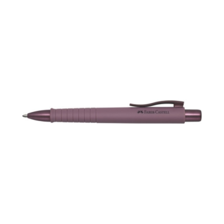LOT de 5 Stylo bille rétractable Faber-Castell Poly Ball Urban Limited Edition XB - Forme triangulaire ergonomique - Toucher dou