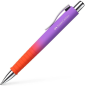 Présentoir Faber-Castell Poly Ball Flow Edition avec 24 stylos rétractables XB - Forme triangulaire ergonomique - Toucher doux -