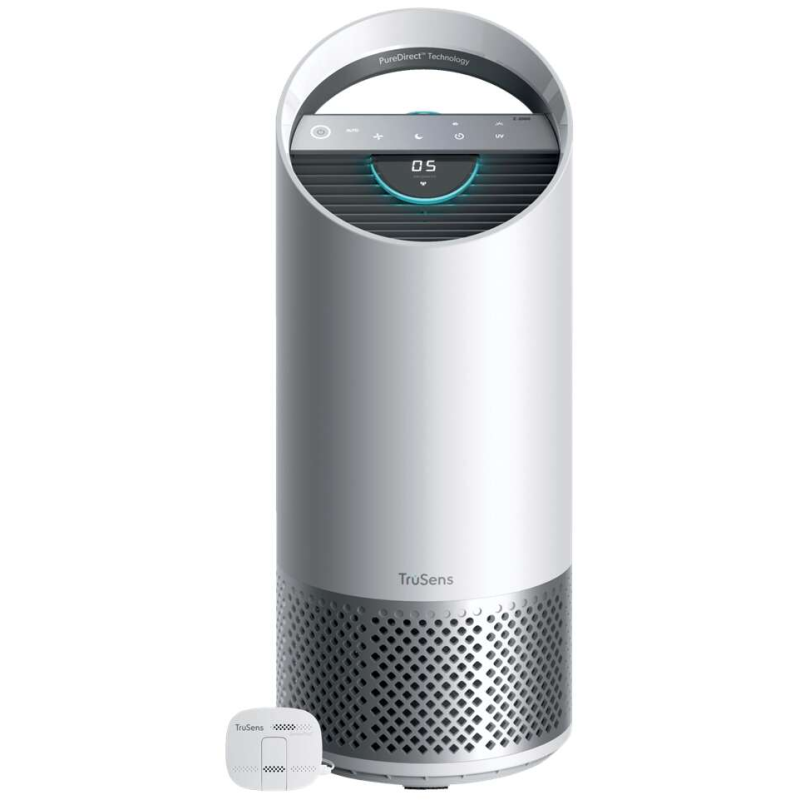 Purificateur d'air Leitz TruSens Z2000 - Lampe UVC - Élimine les gaz/odeurs COV - Jusqu'à 35 m2 - Couleur blanche
