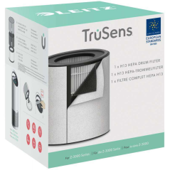 Leitz Trusens Z-3000/Z-3500 Filtre Hepa de rechange 3 en 1 H13 - Capture 99,95 % des particules ultrafines - Lavable - Indicateu