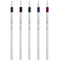 Uni-ball EMOTT Ever Fine Lot de 5 marqueurs de lignes fines - 0,4 mm - Pointe durable - Largeur de trait constante - À base d'ea