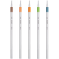 Uni-ball EMOTT Ever Fine Lot de 5 marqueurs de lignes fines - 0,4 mm - Pointe durable - Largeur de trait constante - À base d'ea
