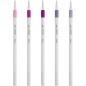 Uni-ball EMOTT Ever Fine Lot de 5 marqueurs de lignes fines - 0,4 mm - Pointe durable - Largeur de trait constante - À base d'ea