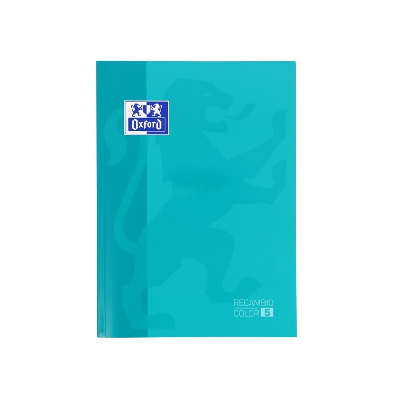 LOT de 5 Cahier de remplacement Oxford School Touch - Format A4 - Couverture souple - Collé 5x5 - 80 feuilles