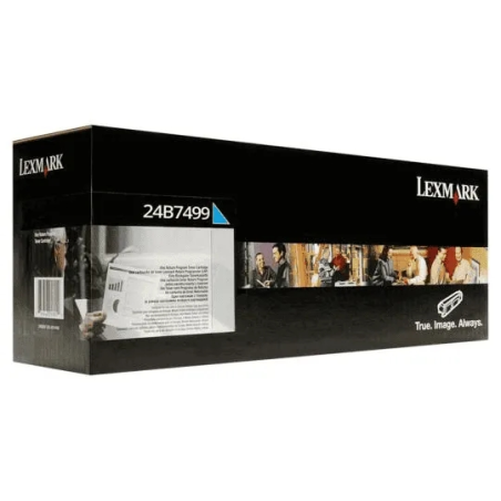 Cartouche de toner cyan originale Lexmark 24B7499 - 24B7499