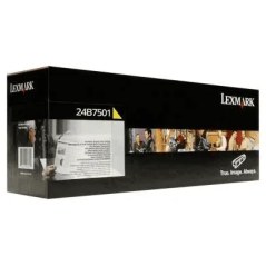 Cartouche de toner jaune originale Lexmark 24B7501 - 24B7501