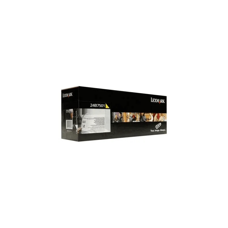 Cartouche de toner jaune originale Lexmark 24B7501 - 24B7501
