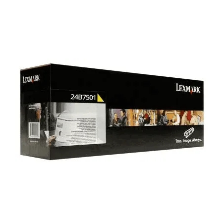 Cartouche de toner jaune originale Lexmark 24B7501 - 24B7501