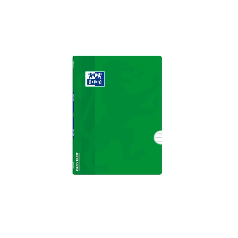 LOT de 10 Oxford School Classic Openflex A5+ Cahier agrafé - Couverture plastique robuste - 1 ligne avec marge - 48 feuilles
