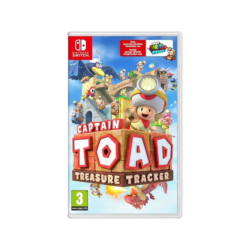 Jeu vidéo Nintendo Captain Toad : Treasure Tracker pour console Nintendo Switch - Genre Aventure/Casse-tête - PEGI 3