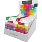 Faber-Castell Textliner 46 Expositor con 11 Packs de 4 Marcadores Neon y 11 Packs de 4 Marcadores Pastel - Punta Biselada - Traz