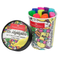 Lot de 10 marqueurs fluorescents Faber-Castell Textliner 46 Neon - Motif pot de glace - Pointe biseautée - Largeur de trait : 1