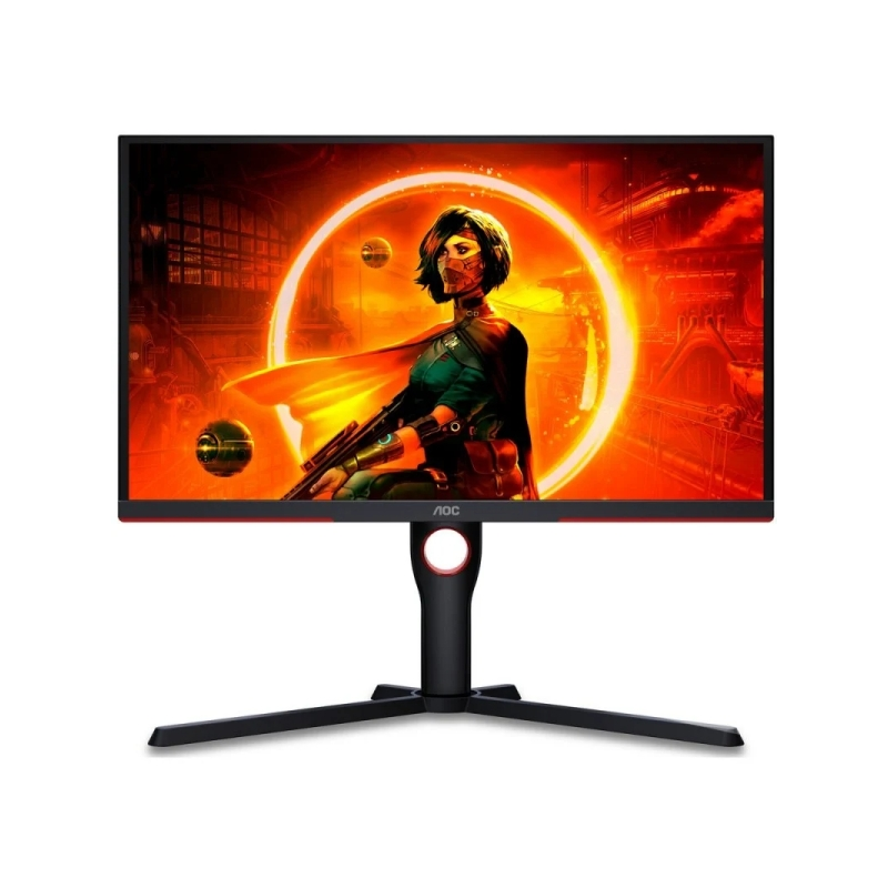 Moniteur AOC 24,5" LED VA FullHD 240 Hz FreeSync Premium - Réponse 1 ms - Hauteur réglable, rotation et inclinaison - Angle de v
