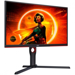 Moniteur AOC 24,5" LED VA FullHD 240 Hz FreeSync Premium - Réponse 1 ms - Hauteur réglable, rotation et inclinaison - Angle de v