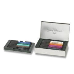 Faber-Castell Pitt Artist Pen Brush City Collection Sydney, étui de 12 marqueurs à pointe pinceau - Encre pigmentée - Haute rési