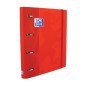 Classeur européen Oxford Touch A4+ - Couverture extra rigide résistante - Dos 45 mm - Anneaux 4Dx35 mm - Recharge 5x5 incluse
