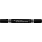 Marqueur acrylique Faber-Castell Shake & Paint Black Edition, double pointe – Pointes rondes 1 mm et 3 mm – Encre acrylique à ba