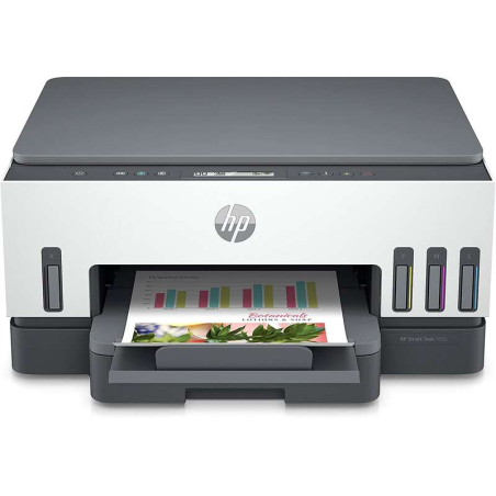 Imprimante multifonction Wi-Fi recto verso HP Smart Tank 7005 15 ppm