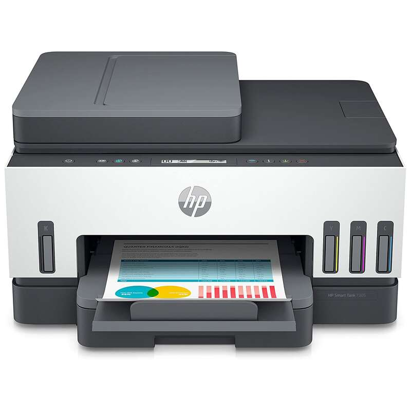 Imprimante multifonction tout-en-un HP Smart Tank 7305 couleur recto verso Wi-Fi 15 ppm