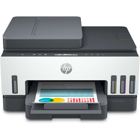 Imprimante multifonction tout-en-un HP Smart Tank 7305 couleur recto verso Wi-Fi 15 ppm