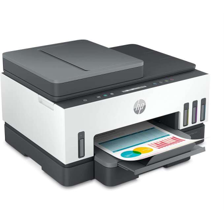 Imprimante multifonction tout-en-un HP Smart Tank 7305 couleur recto verso Wi-Fi 15 ppm