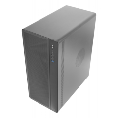 Boîtier Tacens Aero ATX mi-tour - Ventilateur ultra-silencieux de 120 mm - Panneau avant et latéral en maille - Structure métall