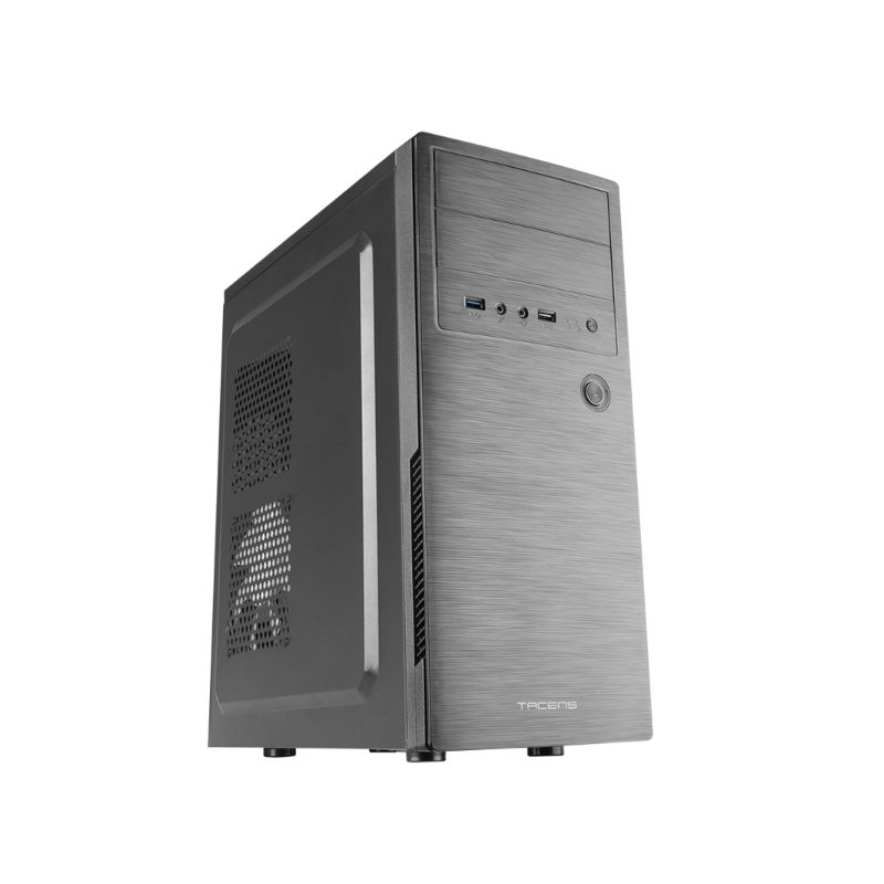 Boîtier Semi-Tour Tacens ENSIS - Structure Métallique Ultra-résistante - Ventilation Efficace - Support Refroidissement Liquide