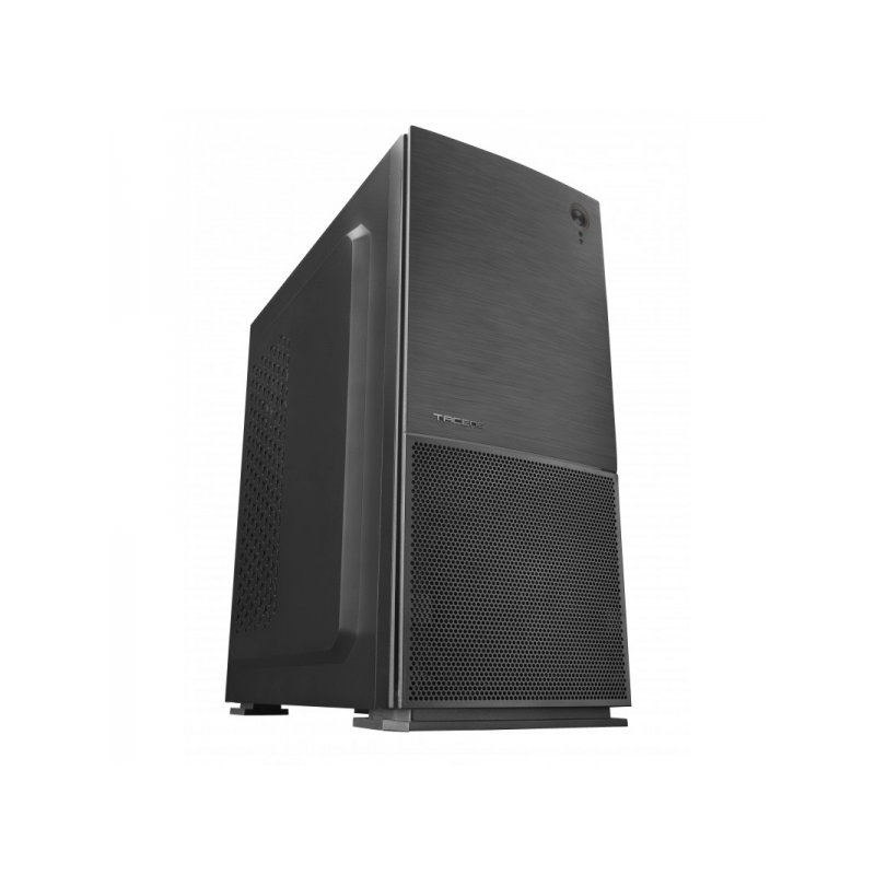 Boîtier Semi-Tour Tacens IMPERATOR II - Façade en Aluminium - Ventilateur Ultra Silencieux - Support Refroidissement Liquide - G