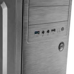 Tacens Initiox Mid-Tower ATX, Micro ATX, Mini-ITX Case - HDD Size 2.5", 3.5", 5.25" - USB-A 2.0, USB-A 3.0 and Audio - 1 120mm F
