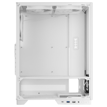 Boîtier tour ATX Tacens Sagitta20 - Écran de contrôle intégré - 3 ventilateurs 120 mm - Panneau avant en verre trempé - Grille a