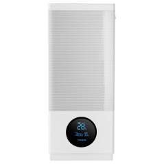 Boîtier tour ATX Tacens Sagitta20 - Écran de contrôle intégré - 3 ventilateurs 120 mm - Panneau avant en verre trempé - Grille a