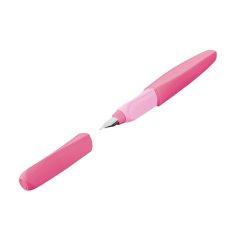 Présentoir Pelikan Twist avec 15 stylos-plumes - Pointe moyenne - Utilisation ambidextre - Cartouche d'encre incluse - Couleurs