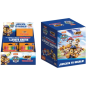 Présentoir Bic Kids Plastidecor Pat'Patrouille avec 24 paquets de 12 crayons de cire + 24 livres de coloriage Pat'Patrouille gra