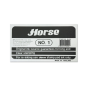 Tampon métallique Horse n° 1 - Facile à recharger - Solide et durable - Noir