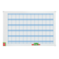 Tableau blanc magnétique annuel Nobo Performance 720 x 50 x 1 030 mm - Kit de planification magnétique inclus