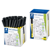 LOT de 50 Staedtler 307 Noris Stylo marqueur à pointe fine – Course 0,6 mm environ – Encre à base d'eau – Corps en plastique rec