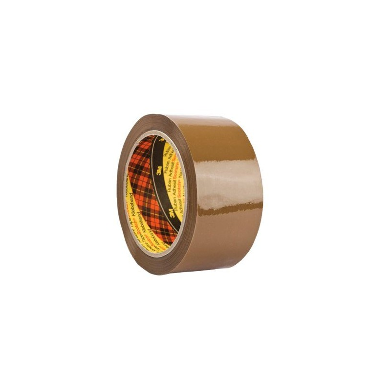 LOT de 36 Ruban adhésif d'emballage Scotch 309 48 mm x 132 m - Faible bruit - Marron