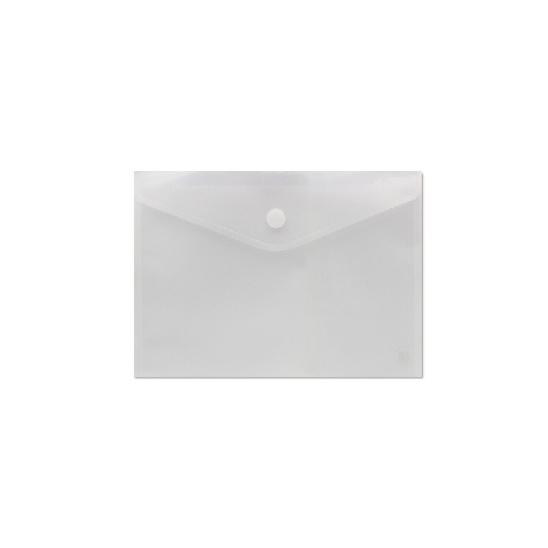 Porte-documents A4 - Fermeture velcro - En polypropylène - Dimensions 325 x 230 mm - Transparent