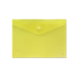 Porte-documents A4 - Fermeture velcro - En polypropylène - Dimensions 325 x 230 mm - Jaune transparent