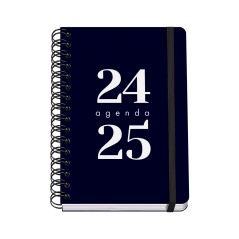 ✅ Dohe Grammar Agenda Scolaire à Spirale A5 - Vue Semaine - Papier 80g/m2 - Couverture Polypropylène - Fermetu en stock