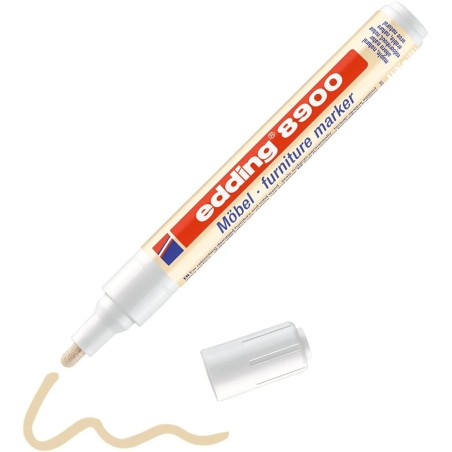 Edding 8900 marqueur permanent meubles pointe ronde érable